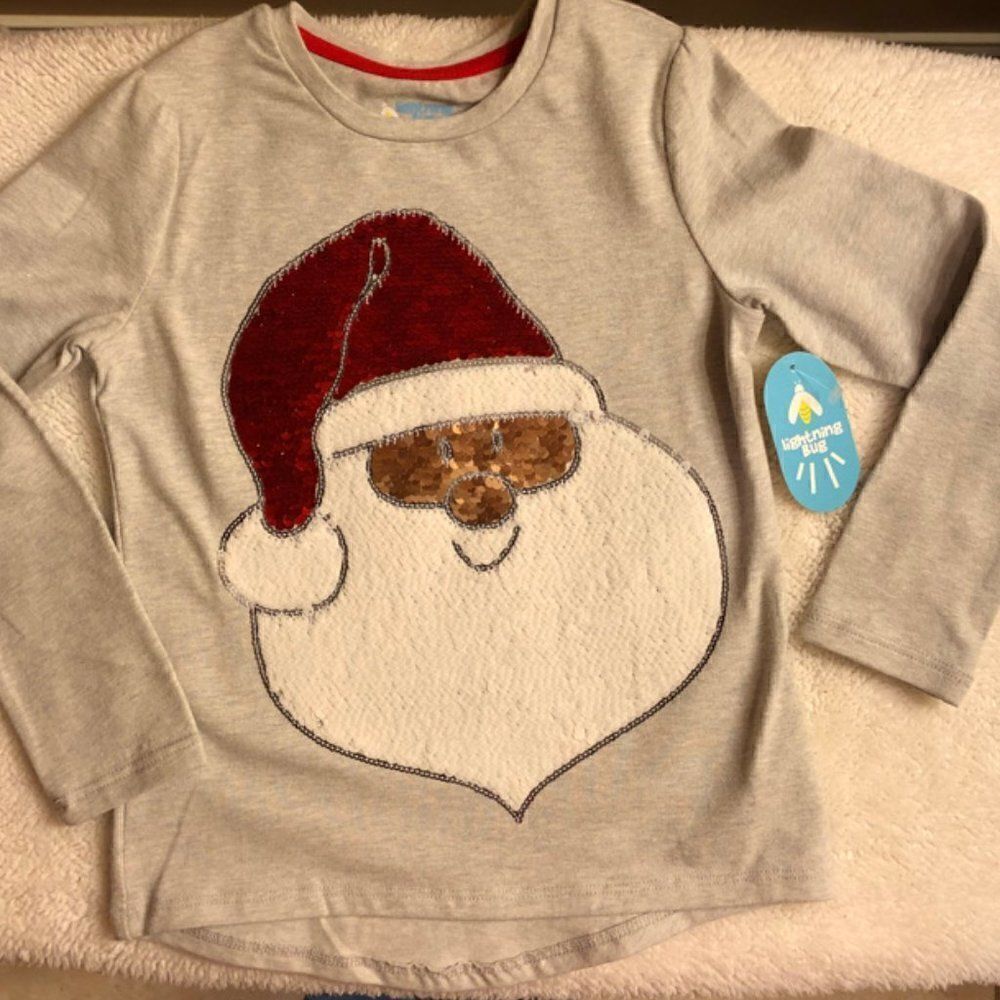 Santa Reversible Sequin Shirt 